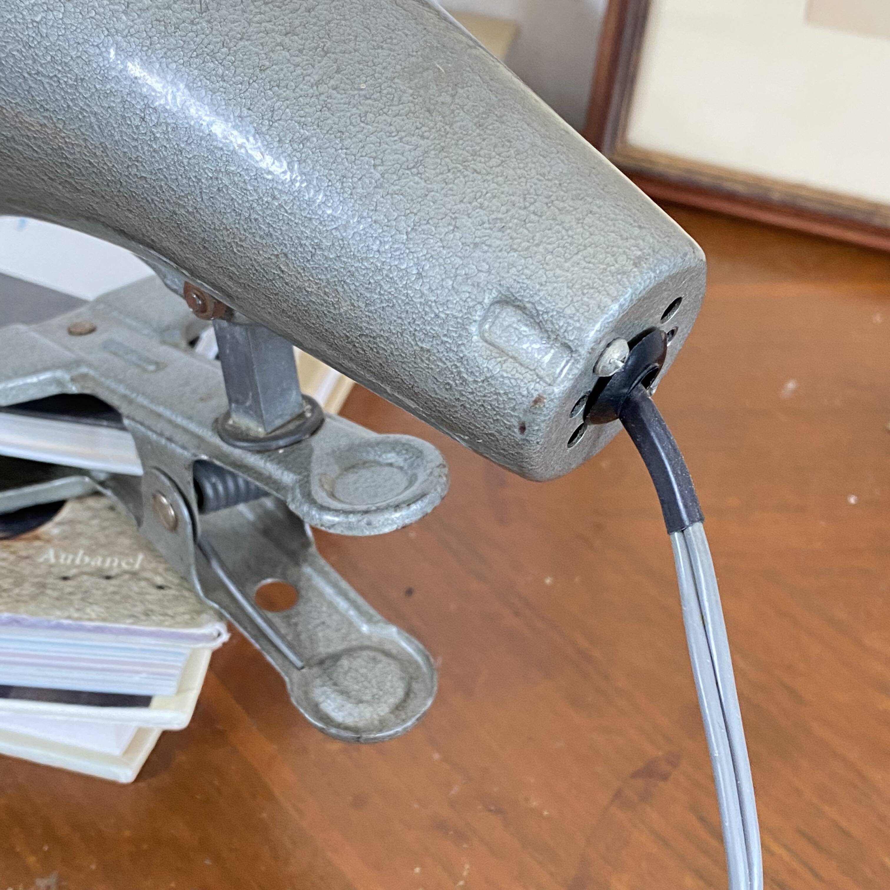 Lita metal clip-on spotlight from the 1970s