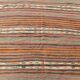 Pinstriped Pattern Vintage Kilim Rug, 201x227Cm