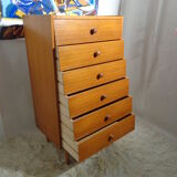 Vintage 1960s light wood clothing