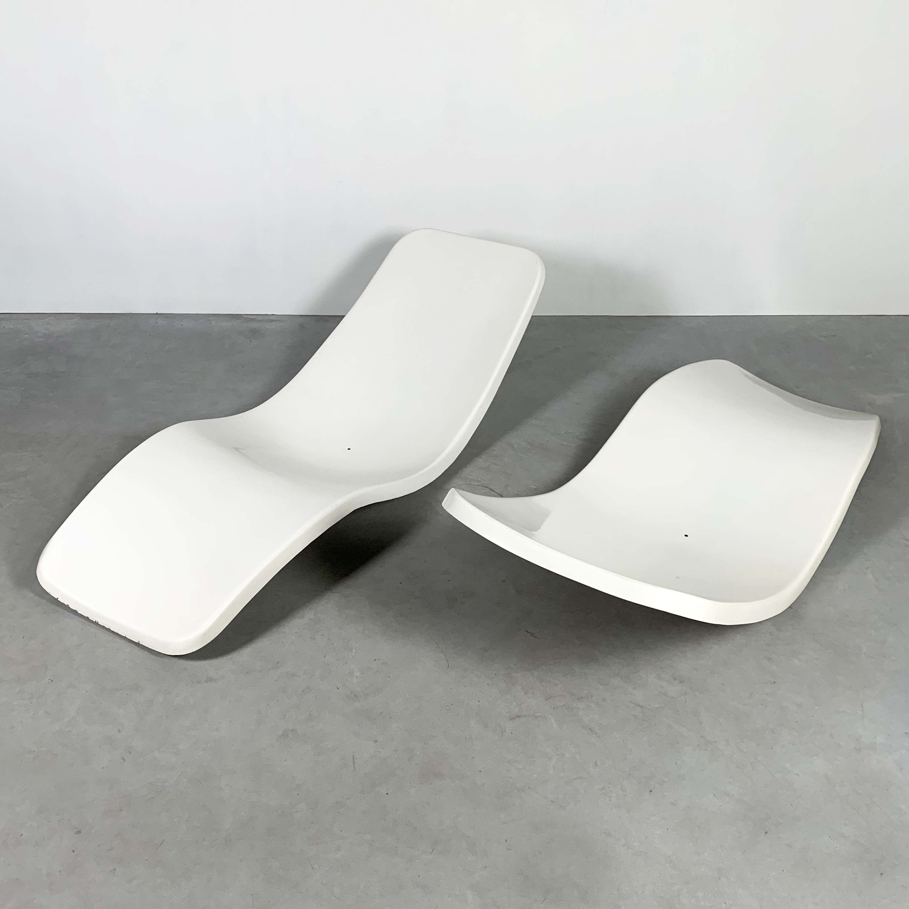 2 Eurolax R1 transats by Charles Zublena for Club Med, 1960