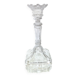 Portieux molded glass candle holder