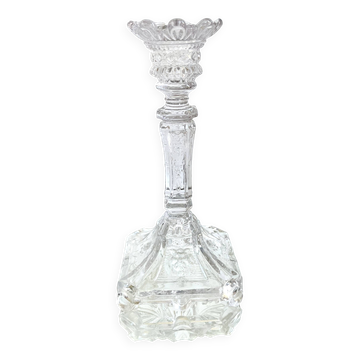 Portieux molded glass candle holder