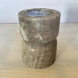 Diabolo marble candle holder