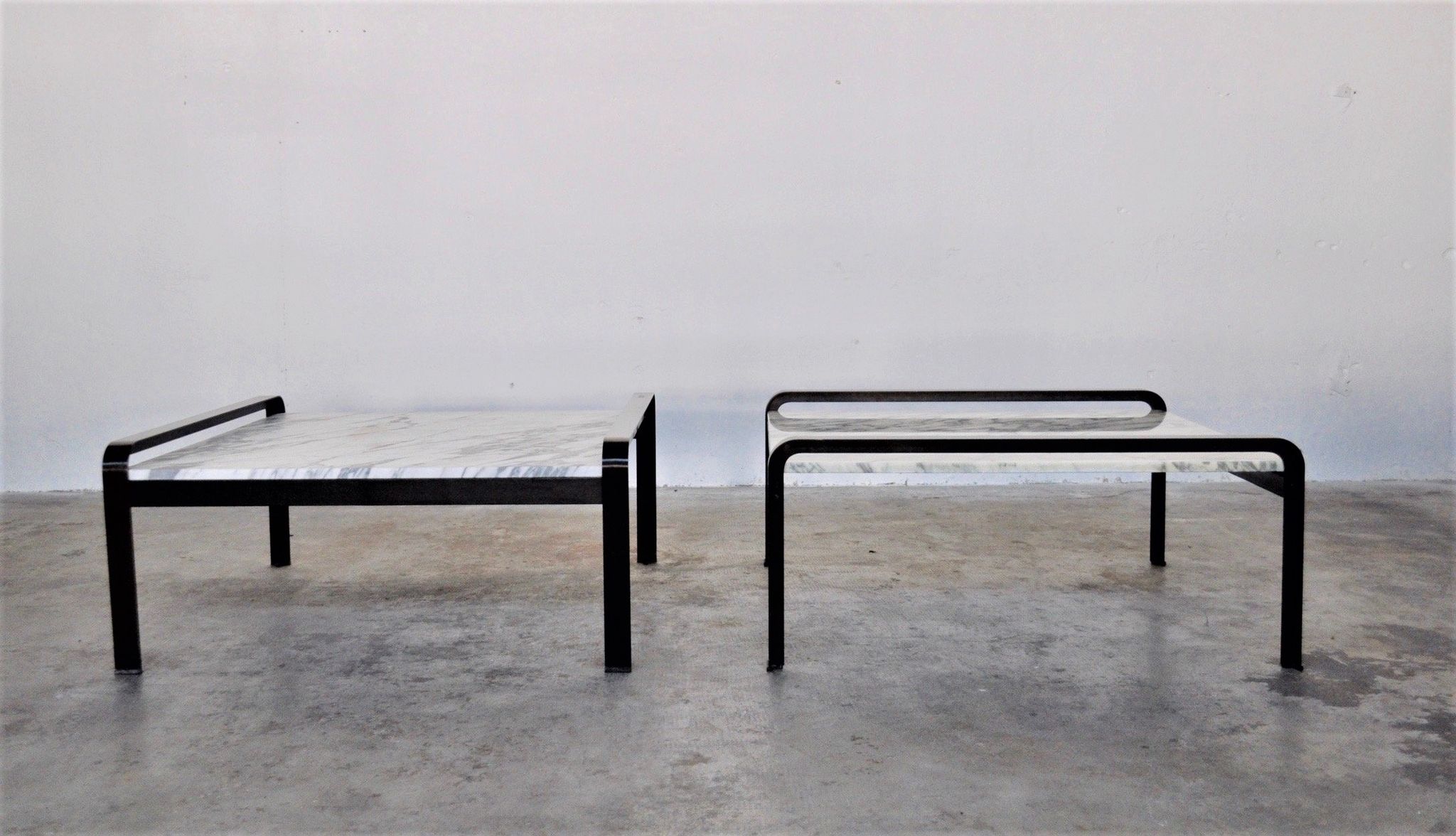 Vintage Coffee Table by Tito Agnoli for Matteo Grassi, Italy, Set of 2