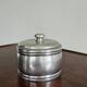 Antique round tin candy box