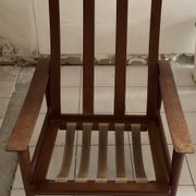 Scandinavian armchair with yellow cushions, original from the 1950s/60s.