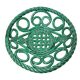 Woven ceramic basket