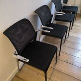 4 Chaises VITRA MedaSlim de Alberto Meda
