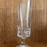 Flûtes à champagne années 70 cristal d’Arques série B : lot de 6