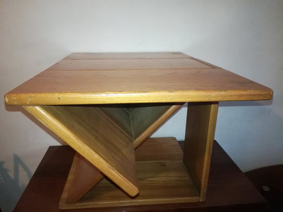 Solid wood bedside