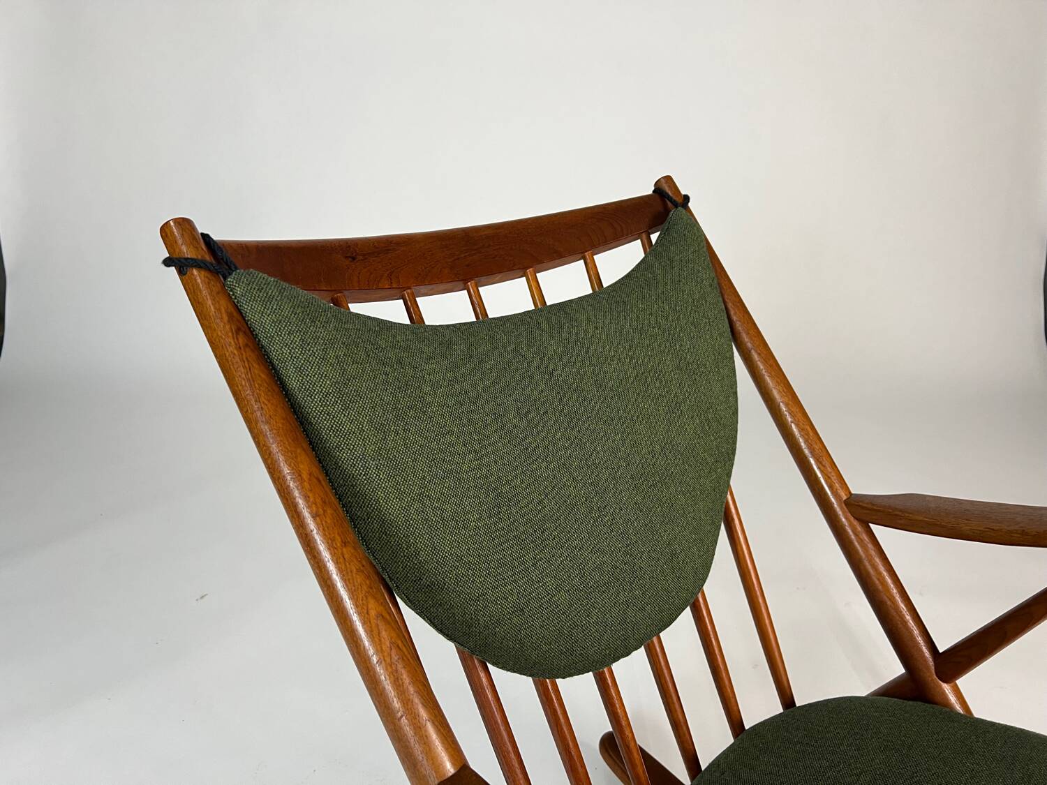 Danish teak rocking chair by Frank Reenskaug for Bramin 60s midcentury