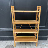 Vintage rattan shelf