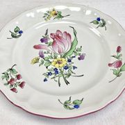 5 assiettes à dessert Lunéville modèle Réverbère
