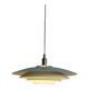 White pendant light, Scandinavian, space age, Poulsen style, 1990.