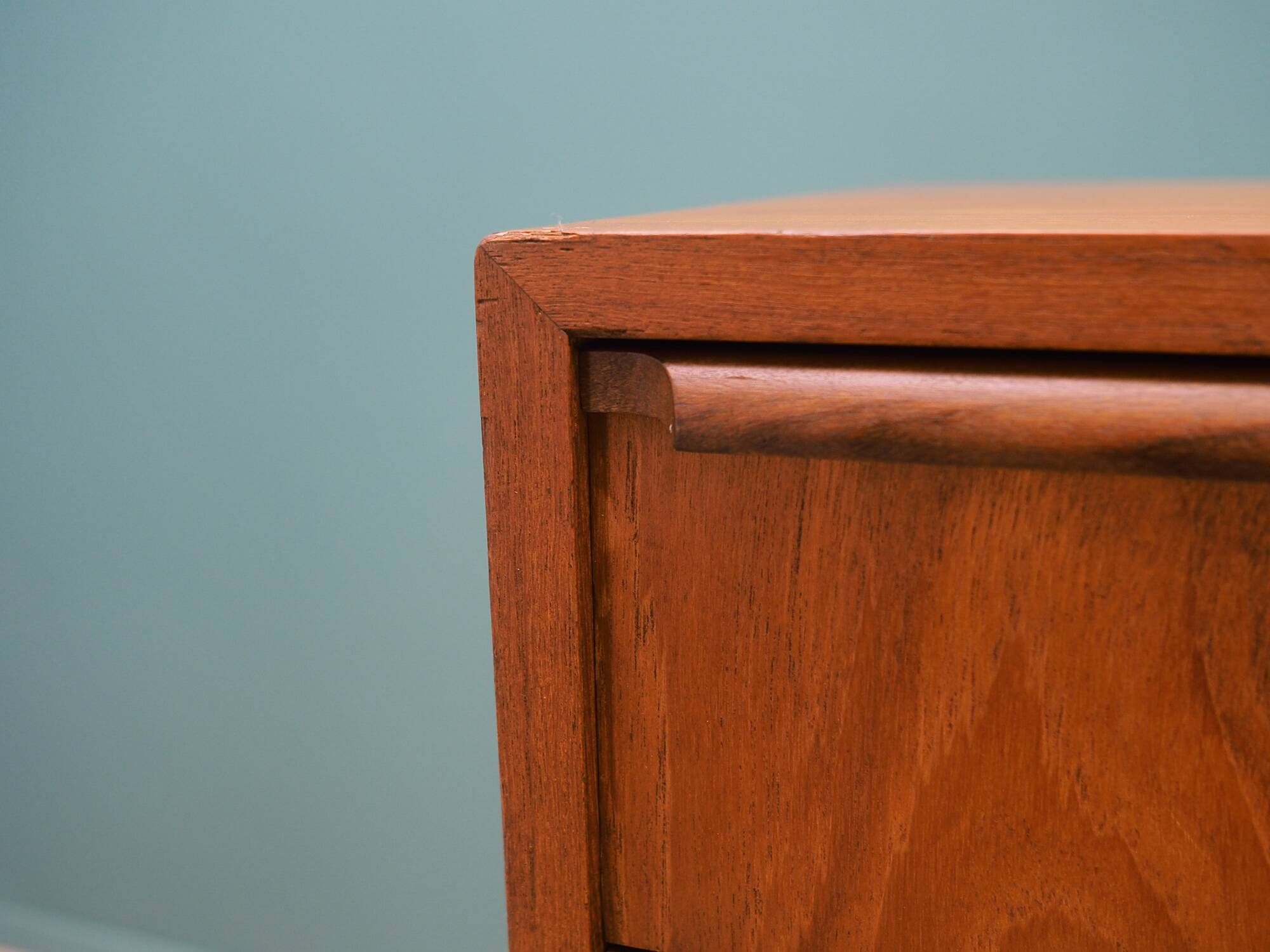 Teak chest of drawers, Danish design, 1970s, designer: Ahlström Osakeyhitö