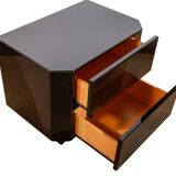 Pair of bedside tables by David Lange from the 1970s/80s.