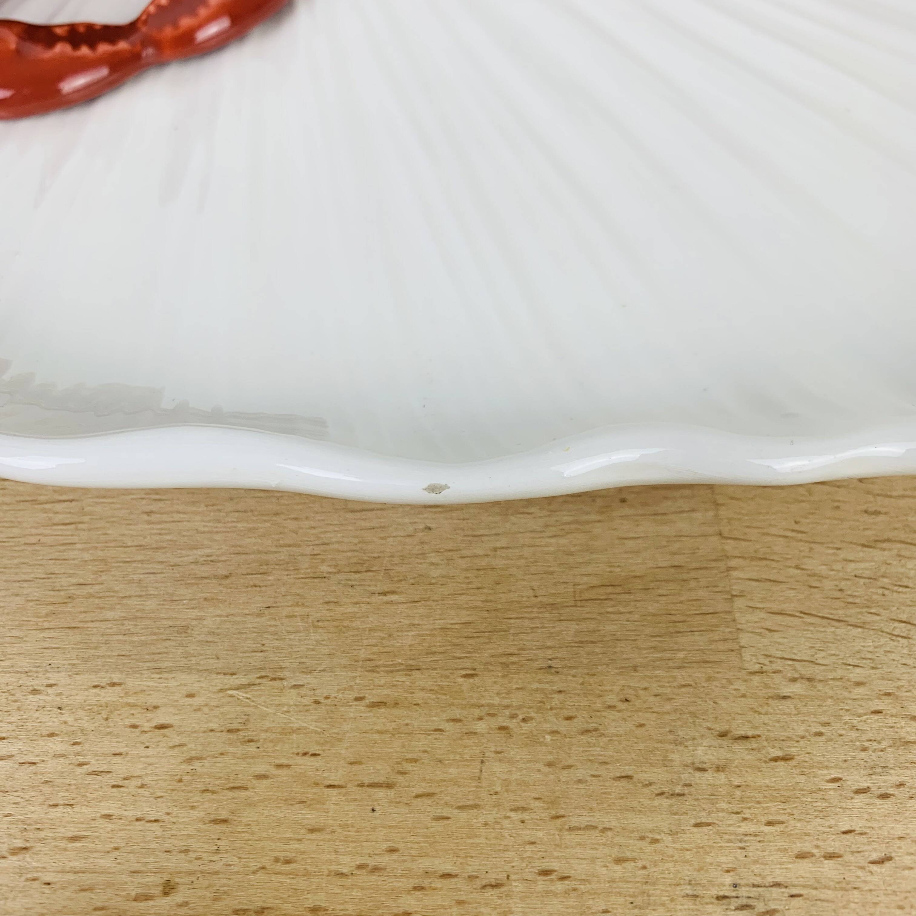 Italian ceramic crayfish dish Baretonni Nove