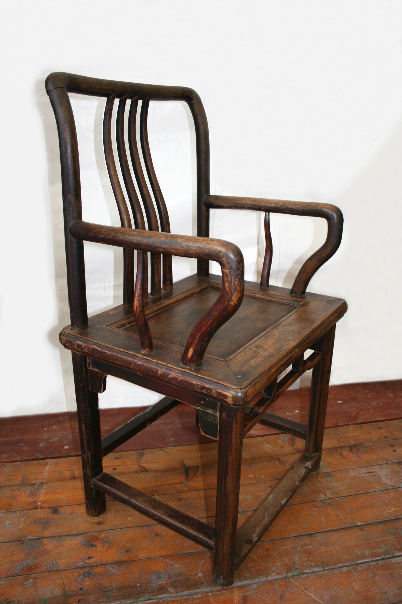 Pair of antique Chinese armchairs