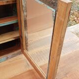 Polychrome teak display case