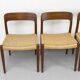 Model 75 Chairs by Niels O. Møller for J.L Møllers, 1960s, Set of 4