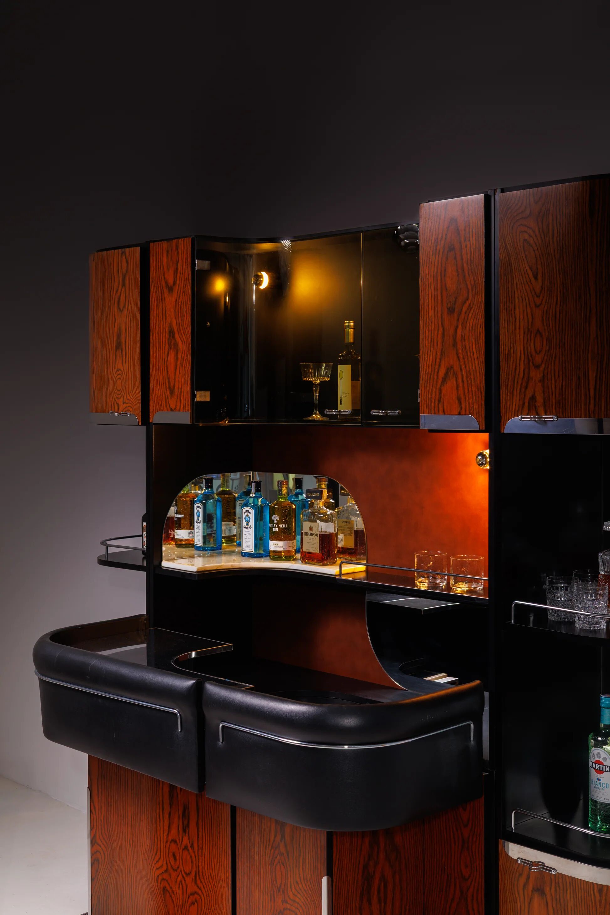 Mid-century bar cabinet - 1970s, Italy