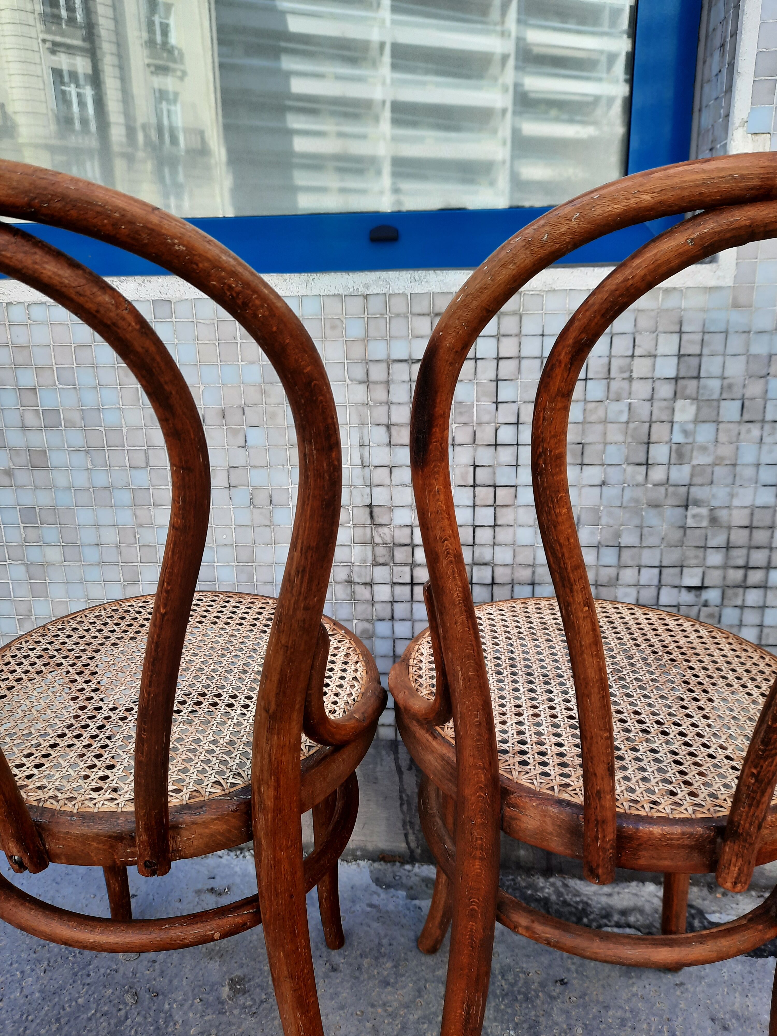 Paire de chaises bistrot Thonet