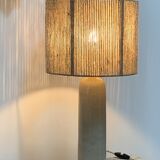 Sandstone lamp and jute string