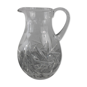 Pichet à cidre en cristal