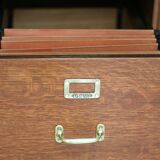 Majestic shannon oak filing cabinet (early 20th century).