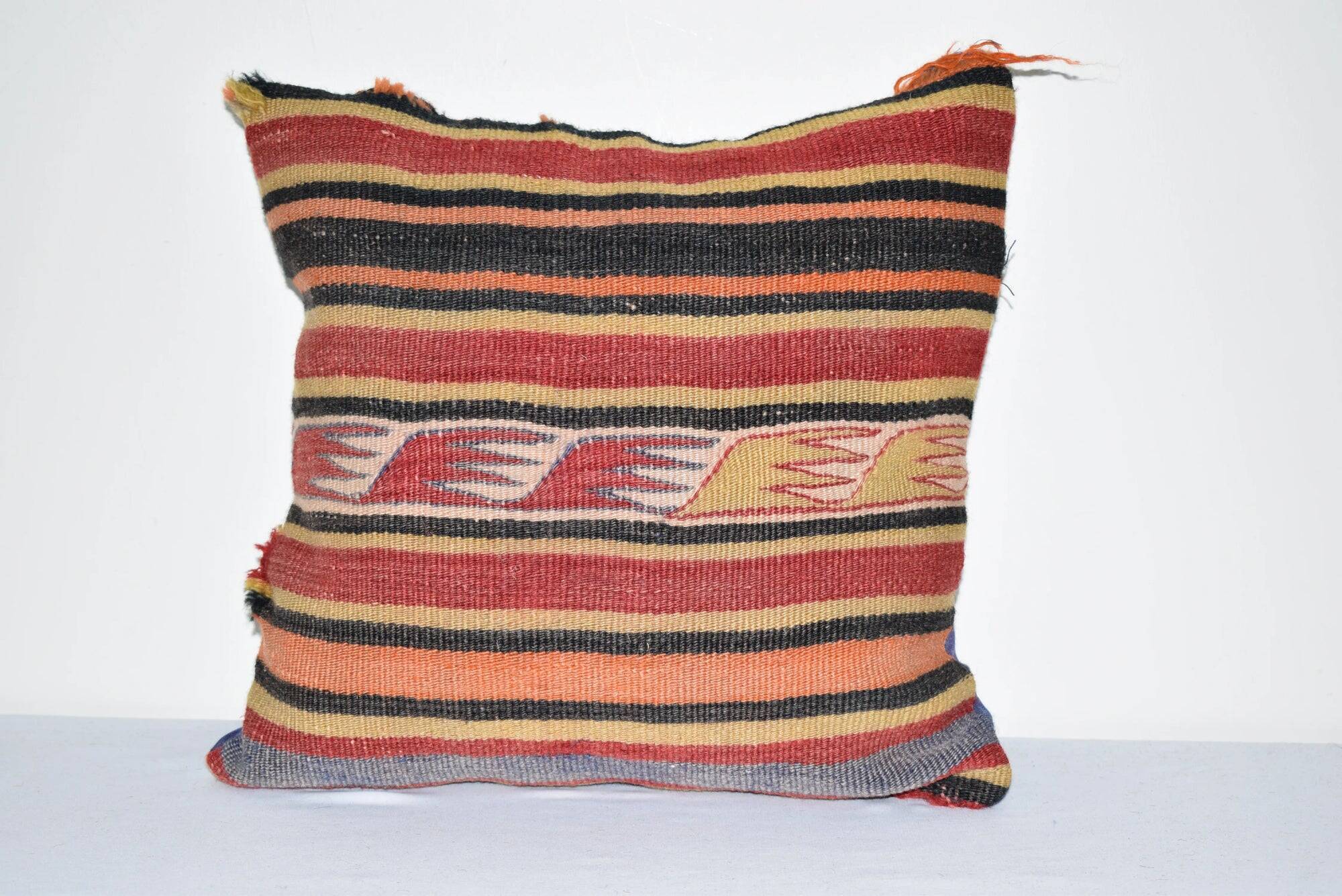 Housse de coussin kilim vintage 41x41 cm