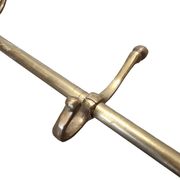 Brass Coat Rack With Horse Heads, 1950/60s