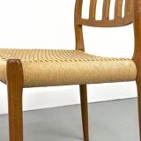 Model 83 Chair by Niels O. Møller for J.L. Møllers, 1960s, Set of 2