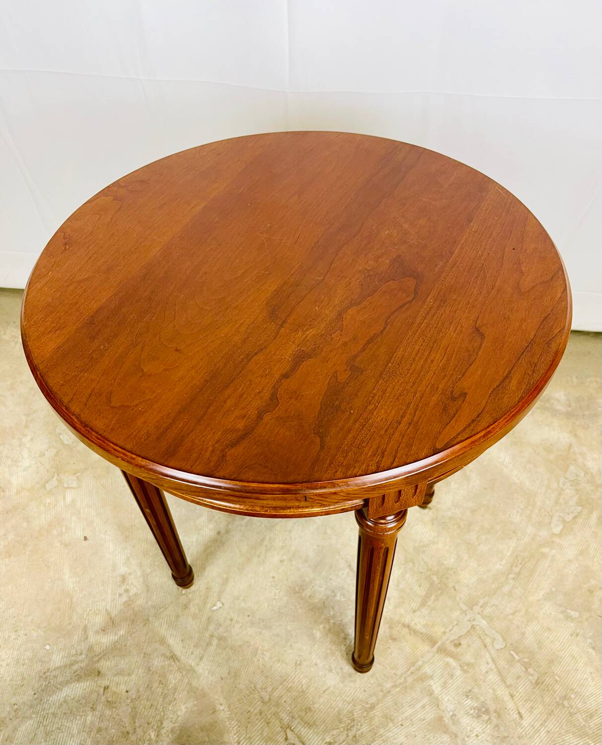 Cherry wood side table