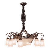 Large Art Deco chandelier