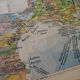 Ancient school map "Midi Mediterranean and Corsica" - Paul Kaeppelin
