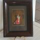 Pair of antique paintings – Russian illustrations – Pushkin – antique frames