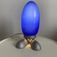 Blue "fjorton" night lamp by tatsuo konno for ikea 1990s