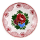 Antique majolica ceramic plate, France, 20th century