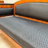 Biedermeier Sofa in Cherry Veneer and Horsehair, South Germany, 1830s