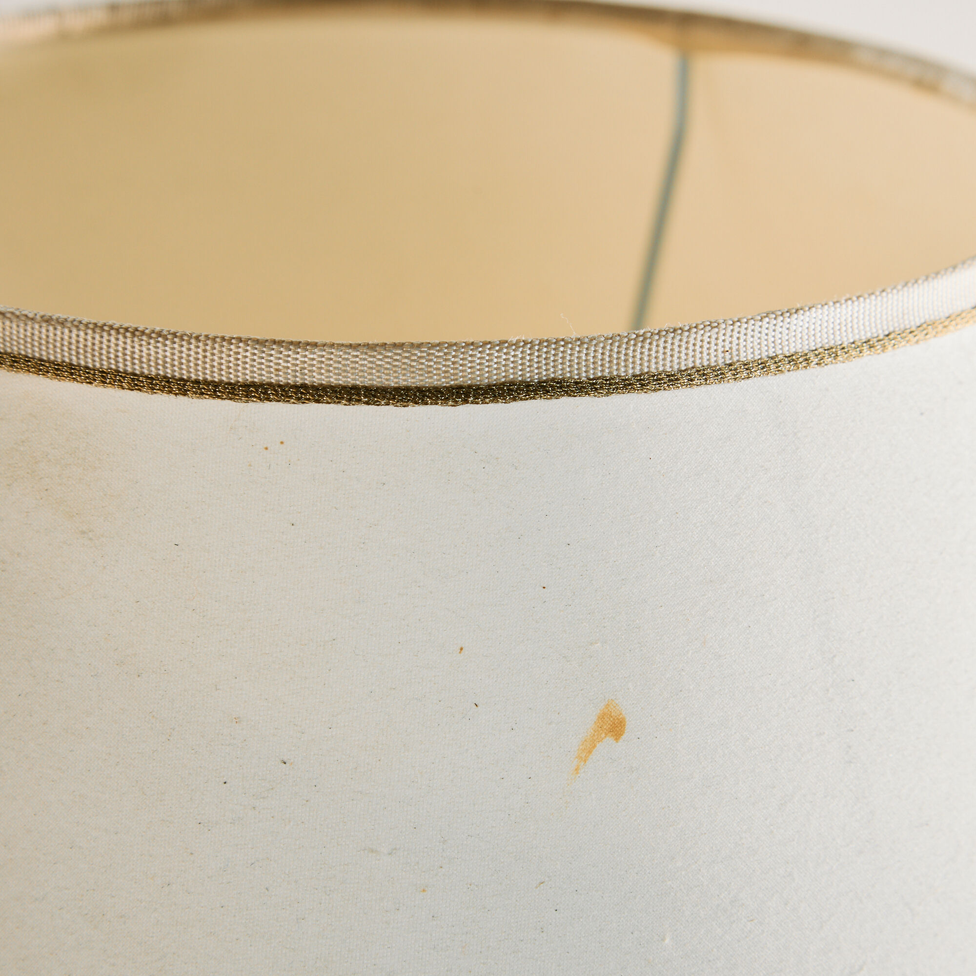 Gold-painted table lamp