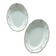Raviers Villeroy & Boch Mettlach ivory and gold, model 7101