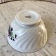 Serrated bowl with flowers limoges 50s