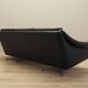 Black leather sofa, Danish design, 1960s, manufacturer: Eran Møbler, design