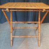 Salon de jardin imitation bambou