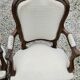Pair of Cabriolet armchairs