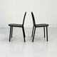 Lot de 4 chaises Nr 222 par Robert Mallet Stevens producteur palluco italia, 1980
