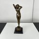 Philips, Art Deco Sculpture of a Nude Woman, 20th Century, Bronze