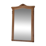 Large antique carved wooden mirror – Louis XV style – 140 x 90 cm