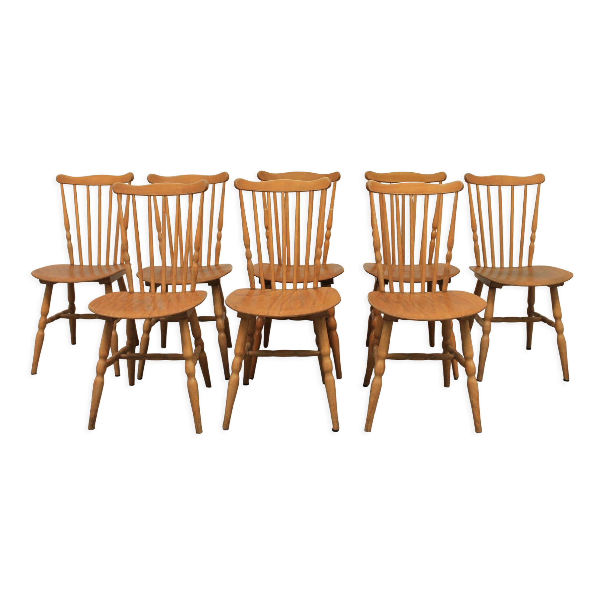 Série de 8 chaises Baumann Tacoma