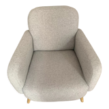 Flannel armchair